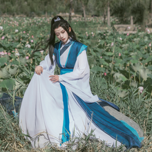 Anime MO DAO ZU SHI Cosplay Xue Yang Costume Sha Po Lang Gu Yun Outfit Blue Hanfu Full Set Halloween Party Costumes Unisex 2024 - buy cheap