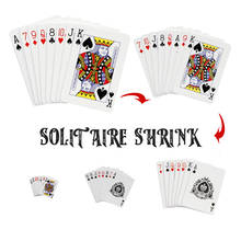 Magic magic props playing cards shrink poker magic tricks small classic magic toys creative stage props gift 2024 - buy cheap