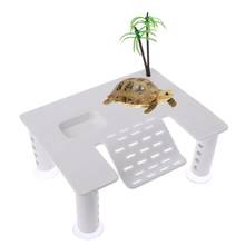 Reptile Platform Turtle Basking Aquarium Fish Tank Climb Ladder Island 2024 - buy cheap