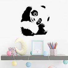 Cute Panda Wall Sticker Nursery School Wall Decor Lovely Animals Vinyl Wall Art Decal Home Decoration Bedroom Living Room WL1324 2024 - buy cheap