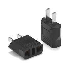US Plug Adapter Power Socket Euro European To American Japan Travel Plug Adapter AC 2pin Electrical US Plug Converter Outlet 2024 - buy cheap