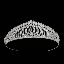 Tiaras and Crown HADIYANA Temperament Headband Wedding Hair Accessories Bridal Hair Jewelry Zircon BCY8944 Corona Princesa 2024 - buy cheap