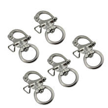 5PCS 65MM Stainless Steel Swivel 316 Eye Snap Shackle With Round Ring Marine Hardware Swivel Snap Shackle 2024 - buy cheap