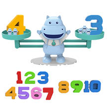 Brinquedo de matemática montessori, balança digital, educacional, jogo de tabuleiro, aprendizado infantil, somente e subtrair 2024 - compre barato