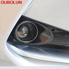 OUBOLUN For Kia Cerato k3 4 2019 Front Fog Light Lamp Frame Sticker Decoration Cover Trim Styling Exterior Accessories ABS 2024 - buy cheap