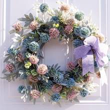 50cm Artificial Hydrangea Flower Wreath Home Garden Front Door Walls Simulation For Party Wedding Decoration 2024 - buy cheap