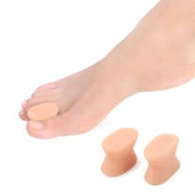 2pcs Silicone Gel Toe Separator For Bunion Corrective Hallux Valgus Thumb Overlapping Repair Bone Orthotic Straightener Inserts 2024 - buy cheap