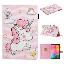 Etui For Samsung Tab A 8.0 2019 T290 T295 Unicorn Cat Deer Wallet Stand Tablet Cover For Funda Galaxy Tab A 8 Case Shell Kids 2024 - buy cheap