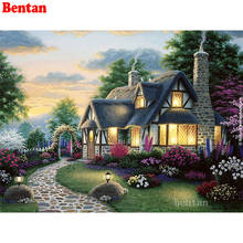 Natural landscape garden dream house 5D DIY Diamond Painting cross stitch full round drill diamond embroidery mosaic decoration 2024 - buy cheap