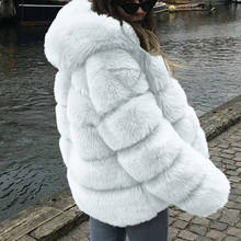 Plus Size 3XL Women Fur Coat Winter warm Plush Teddy Coat Luxury Soft Fur Jacket Coat High Quality Women Thick Faux fur Coat 823 2024 - buy cheap