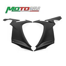 Carenados laterales de fibra de carbono 100% auténtica para motocicleta, cubierta decorativa protectora mate para YAMAHA YZF-R1 R1 2020 + 2024 - compra barato