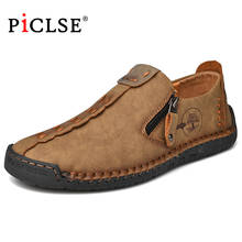 Large Size 48 Comfortable Men Loafers Quality Split Leather Shoes Men Flats Casual Moccasins Man Driving Shoes Zapatos De Hombre 2024 - buy cheap