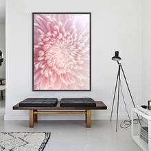 5D DIY Poured Glue Diamond Painting Kits Scalloped Edge Pink Chrysanthemum Elegant Flower Wall Art Nordic Living Room Decoration 2024 - buy cheap