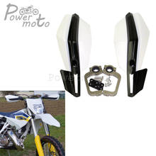 Motocross White 7/8" & 1-1/8" Handguard Universal 22/28mm Hand Guard Protector for XC-F EXC SX TE FE TX TC 125 250 Enduro  2024 - buy cheap
