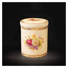 Funeral Urn for Adult Pet Ashes Human Medium and Large Memorial Urns Roses and Golden Flower Burial Urn at Home  or Niche 2024 - buy cheap