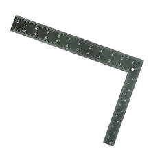 1 Piece Metal Tailor Drawing Craft Tool L-shape Ruler Sewing Square Ruler 90 Degree Black Excellent Tool 2024 - buy cheap