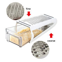 2 Sided Blades Cheese Vegetables Grater Carrot Cucumber Slicer Cutter Box Container Kitchenware Stainless Kitchenware Case 2024 - buy cheap