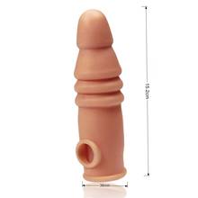 Man lasting condoms triple vibrator penis extender sleeve,Bold reusable Dual cock ring anal plug sex toys for dildo extend 2024 - buy cheap
