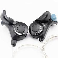 1 Pair Bicycle Derailleur 3*7 Speed ABS Trigger Shifters MTB Mountain Bike Transmission Shift Levers Derailleur Cycling Parts 2024 - buy cheap