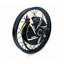 Моторное колесо QS 200 W 12000 50H V2, 273 мм, заднее колесо, 17 дюймов, 18 дюймов, 19 дюймов, 48-72 в, 100-120KPH, электрический мотоцикл 2024 - купить недорого