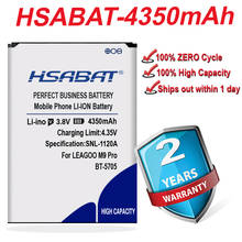 HSABAT 100% Tested New High Quality 4350mAh BT-5705 Battery for LEAGOO M9 Pro In Stock 2024 - buy cheap