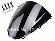 ZX6R Windshield preto Para O caso para Kawasaki 636 2005 2006 2007 2008 Frete Grátis 2024 - compre barato