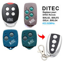 Ditec gol4c bixlg4 bixlp2 bixls2 controle remoto porta da garagem elétrica transmissor para portas deslizantes porta barreira abridor 2024 - compre barato