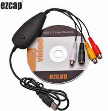 Ezcap172 USB 2.0 Video Grabber AV S-Video Game Audio Capture Card Old Tape VHS 8mm Cassette Video Camera Camcorder Windows Win10 2024 - buy cheap