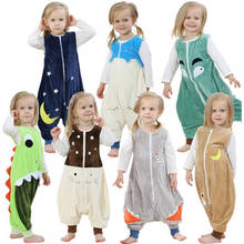 7 style long Baby rompers newborn Cartoon Velvet pajamas warm winter animal Pajamas girls clothes roupas de bebe recem nascido 2024 - buy cheap
