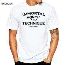 Мужская футболка из хлопка с принтом иммортальная техника, летняя брендовая футболка, европейский размер 2024 - купить недорого