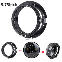 Anillo de soporte de montaje para faros LED redondos, accesorio negro/cromo para motocicleta de 5, 3/4 y 5,75 pulgadas, 5,75 pulgadas 2024 - compra barato