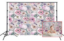 Photography Backdrop Floral Pattern Background Oil Painting Flowers Wallpaper Decoration Girl Baby Kids Photo Studio Background 2024 - buy cheap