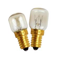 220V High Temperature Bulb 15W 25W E14 300 Degree Microwave Oven Light Bulbs Cooker Tungsten Filament Lamp Bulbs Salt Light Bulb 2024 - buy cheap