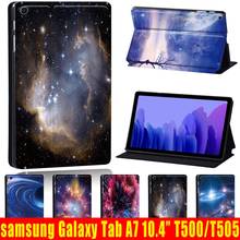 For Samsung Galaxy Tab A7 10.4 Inch SM-T500 SM-T505 2020 PU Leather Tablet Folding Stand Cover Case + Pen 2024 - buy cheap