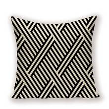 Geometric Cushion Cover Stripe Pillow Covers Throw Pillow Case Nordic Home Decorative Linen Line Simple  Kissen Custom Cushions 2024 - buy cheap