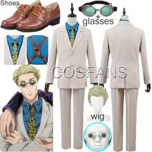 Anime Jujutsu Kaisen Nanami Kento Cosplay Costume Suit Belt Glasses Short Wig Halloween Christmas Party Uniform Outfit Men Women 2024 - buy cheap