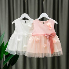 Формальные Вечерние платья для новорожденных девочек на 1 год; Платье принцессы с бантом на крестины для маленьких девочек; Одежда для малышей 2024 - купить недорого