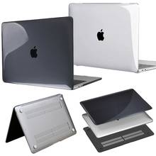 Capa para laptop e macbook apple, capa transparente, fosca, com barra de toque 2024 - compre barato