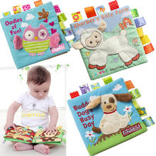 Early Development Baby Book 0 12 Months Infant Quiet Book Animals Cognize Soft Baby Cloth Book Educational Baby Toys 2024 - buy cheap