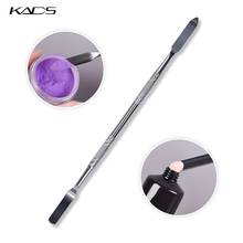 KADS 1pc Stirring Rod Stick Nail Art Tool Stainless Steel Professional Senior Manicure Pedicure Cuticle Pusher 2024 - buy cheap