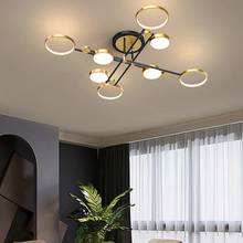 Lámpara de araña nórdica para cocina, luz led regulable para sala de estar, comedor, Hotel, 3 luces, de decoración, 110v, 220v 2024 - compra barato