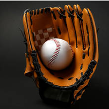 Бейсбольные перчатки двух цветов для мужчин и женщин, тренировочные принадлежности для Софтбола, тренировок на открытом воздухе, размер т, левая рука для взрослых 2024 - купить недорого