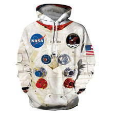 3D Print Armstrong Spacesuit Hoodies Men/Women Casual Astronaut Spacesuit Unisex Sweatshirts Streetwear Clothes Oversized Coats 2024 - buy cheap