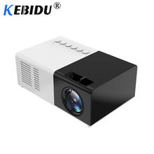 Kebidu Newest J9 Mini Projector HD 1080P Mini Home Projector For AV USB Micro SD Card USB Pocket Beamer PK YG-300 Good Quality 2024 - buy cheap