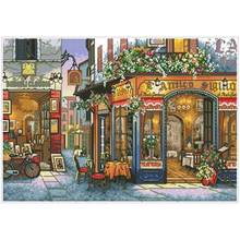 European Bistro patterns counted 11CT 14CT 18CT DIY Cross Stitch Sets Chinese Cross-stitch Kits Embroidery Needlework 2024 - buy cheap