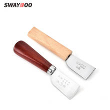 Swayboo-cuchillo con mango afilado para manualidades, de cuero, herramienta con mango de madera 2024 - compra barato
