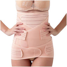 ZTOV-Conjunto de ropa interior para mujeres embarazadas, vendaje Postnatal de maternidad, cinturón para el embarazo, banda íntima para el vientre y postparto, 3 unidades 2024 - compra barato