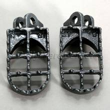 Motorcycle Steel Footrest Foot Pegs for Kawasaki KLX 400 03-07 Motorbike Foot Rests for Suzuki RM 125/250 1990-2002 DRZ400 00-07 2024 - buy cheap