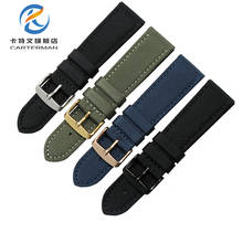 Nylon watchband for I-WC S-eiko No. 5 men and women canvas watch strap 18mm 20mm 22mm 24mm black brown green wrist bracelet 2024 - buy cheap