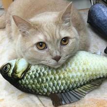 Juguete de pez de recuerdo para gato, poste rascador con forma de pez relleno, Sisal, productos para gatos, suministros para mascotas 2024 - compra barato